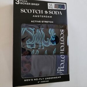 Scotch & Soda 3pk Performance boxers briefs 3pair Floral Print Size XL